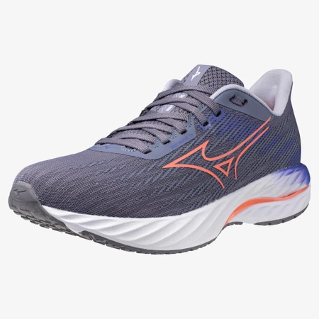 Mizuno Wave Inspire 21 in Blue Granite/Coral
