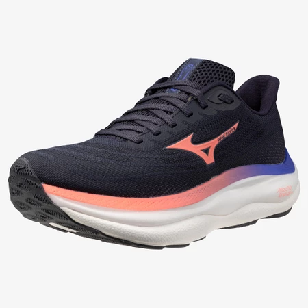 Mizuno Wave Sky 9 in Grey/Coral
