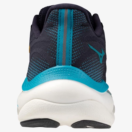 Mizuno Wave Sky 9 in Baritone Blue/Citrus