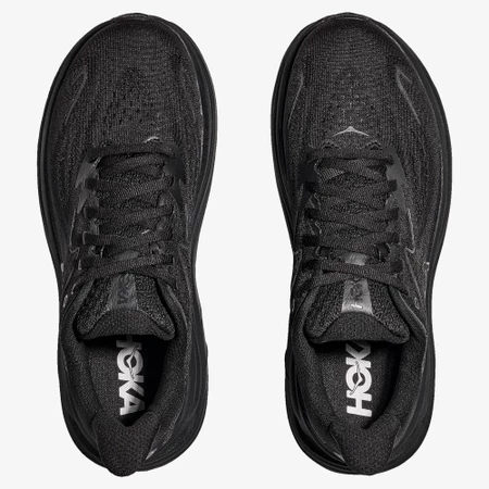 Hoka Clifton 10 Wide in Black/Black