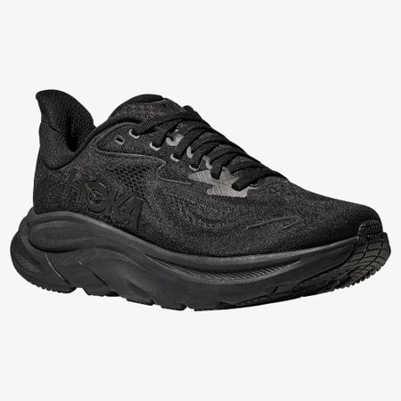 Hoka Clifton 10 Wide in Black/Black