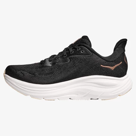 Hoka Clifton 10 in Black/Rose-Gold