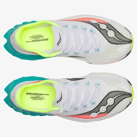 Saucony Endorphin PRO 4 in White Mutant