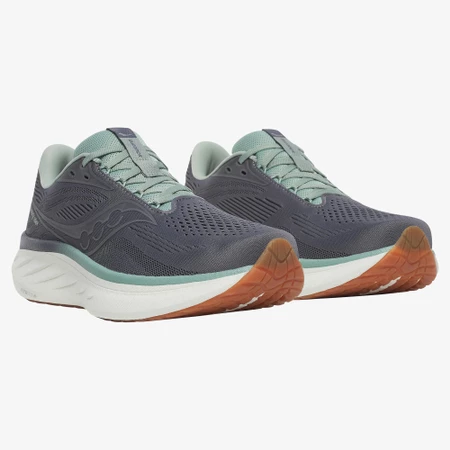 Saucony Ride 18 in Carbon/Iceberg