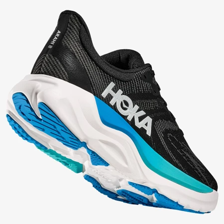 Hoka Arahi 8 in Black/Blue