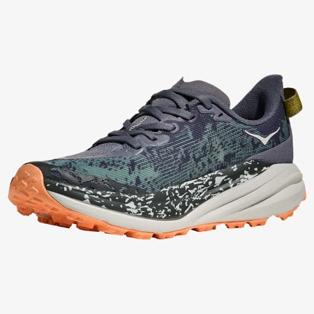 Hoka Speedgoat 6 Wide in Grey Skies/Cosmic 