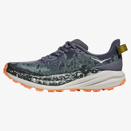 Hoka Speedgoat 6 Wide in Grey Skies/Cosmic 