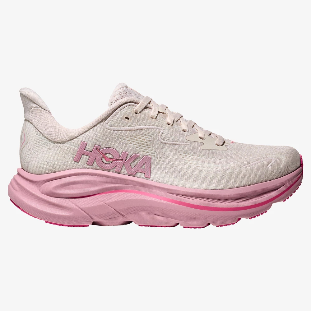 Hoka Clifton 10 Wide in Rose Cream