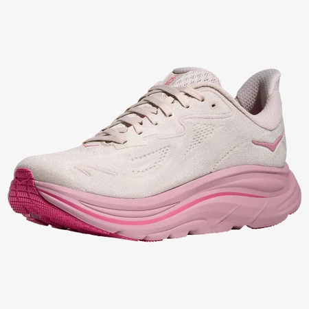 Hoka Clifton 10 Wide in Rose Cream