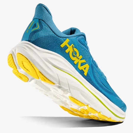 Hoka Clifton 10 Wide in Alpine Blue/Foggy