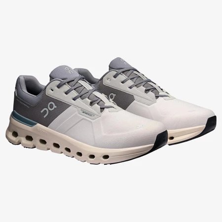 On Cloudrunner 2 Waterproof in White/Grey