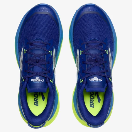 Brooks Cascadia 19 Wide in Surf The Web Blue