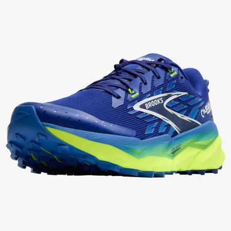 Brooks Cascadia 19 Wide in Surf The Web Blue