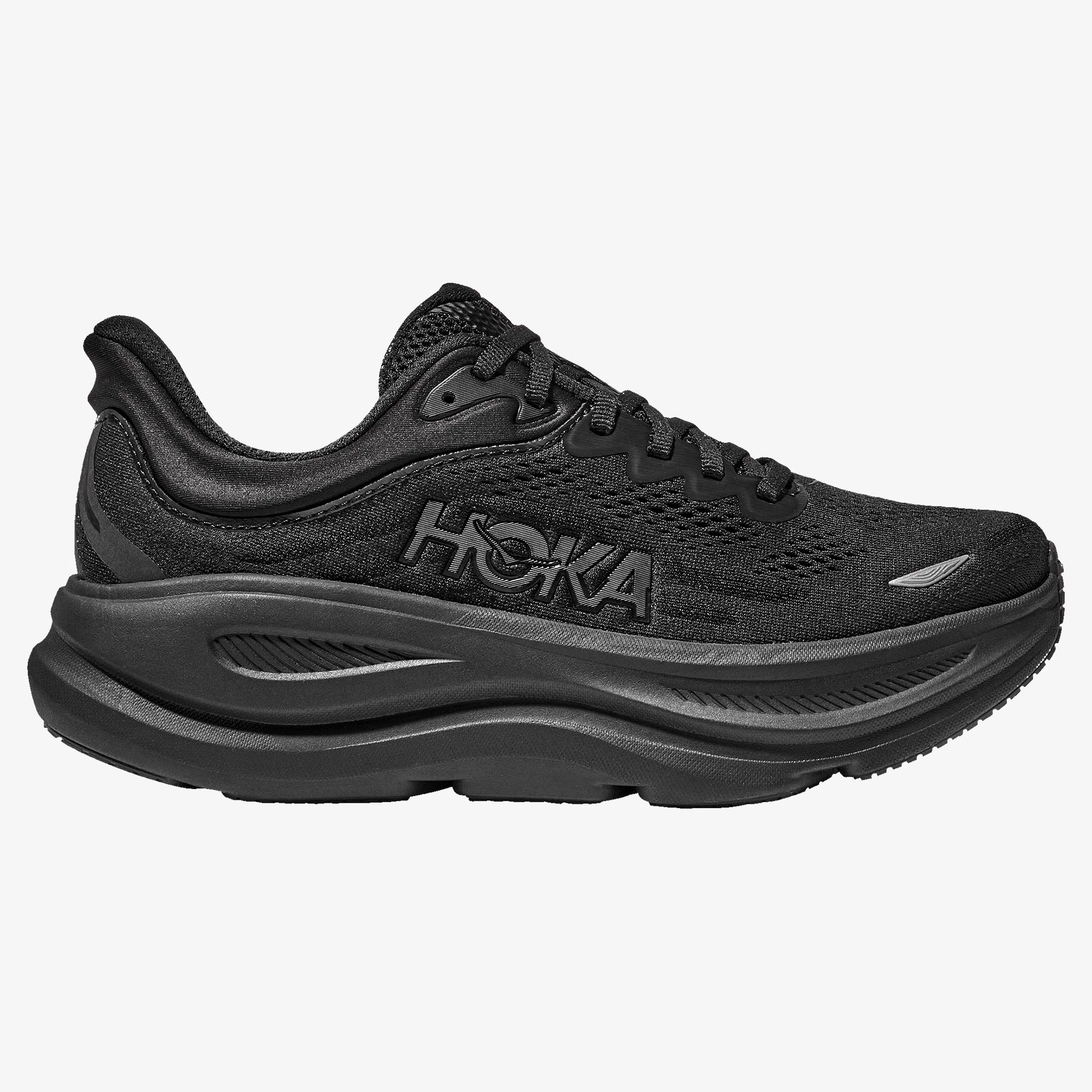 【Hoka】 正規品★ Bondi 9 Black - Regular ★人気 Women's Hoka Bondi 9 Wide