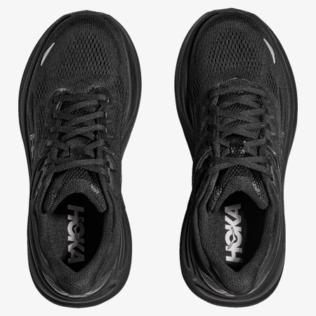 Hoka Bondi 9 Wide in Black/Black