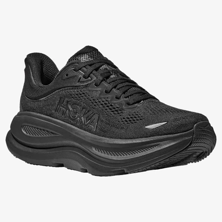 Hoka Bondi 9 Wide in Black/Black