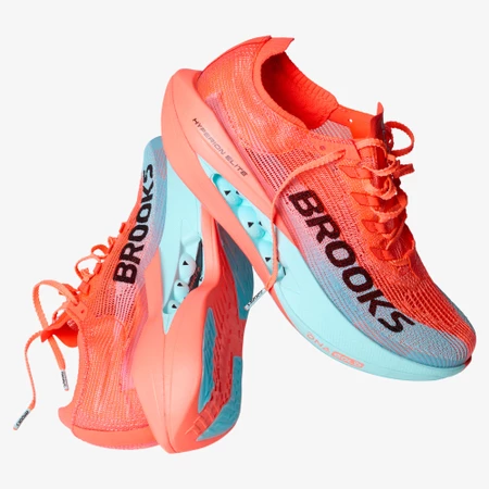 Brooks Hyperion Elite 5 in Pink Clay/Blue
