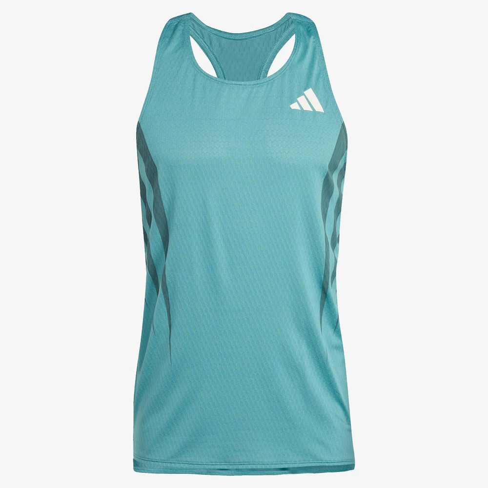Adidas Adizero A Singlet in Teal