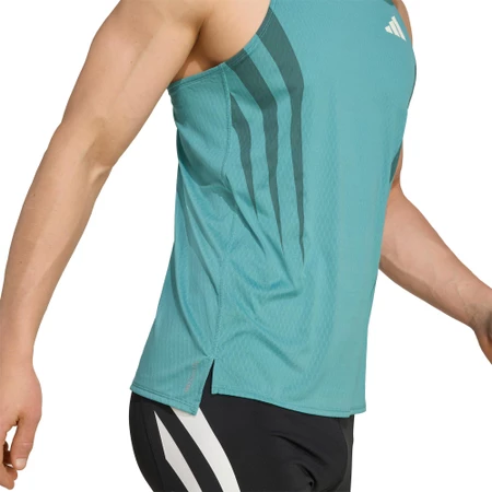 Adidas Adizero A Singlet in Teal