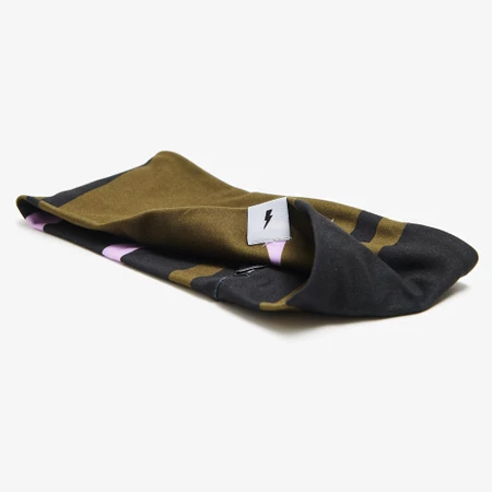 Vaga Club Headband in Black/Moss/Lilac