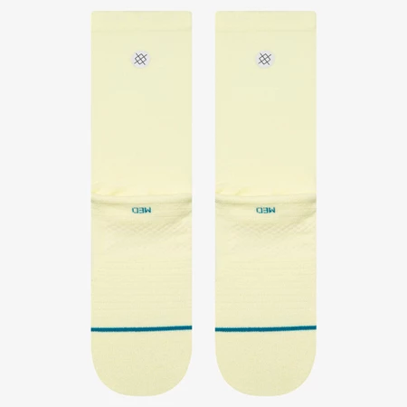 Stance Run Light Crew Socks in Butter