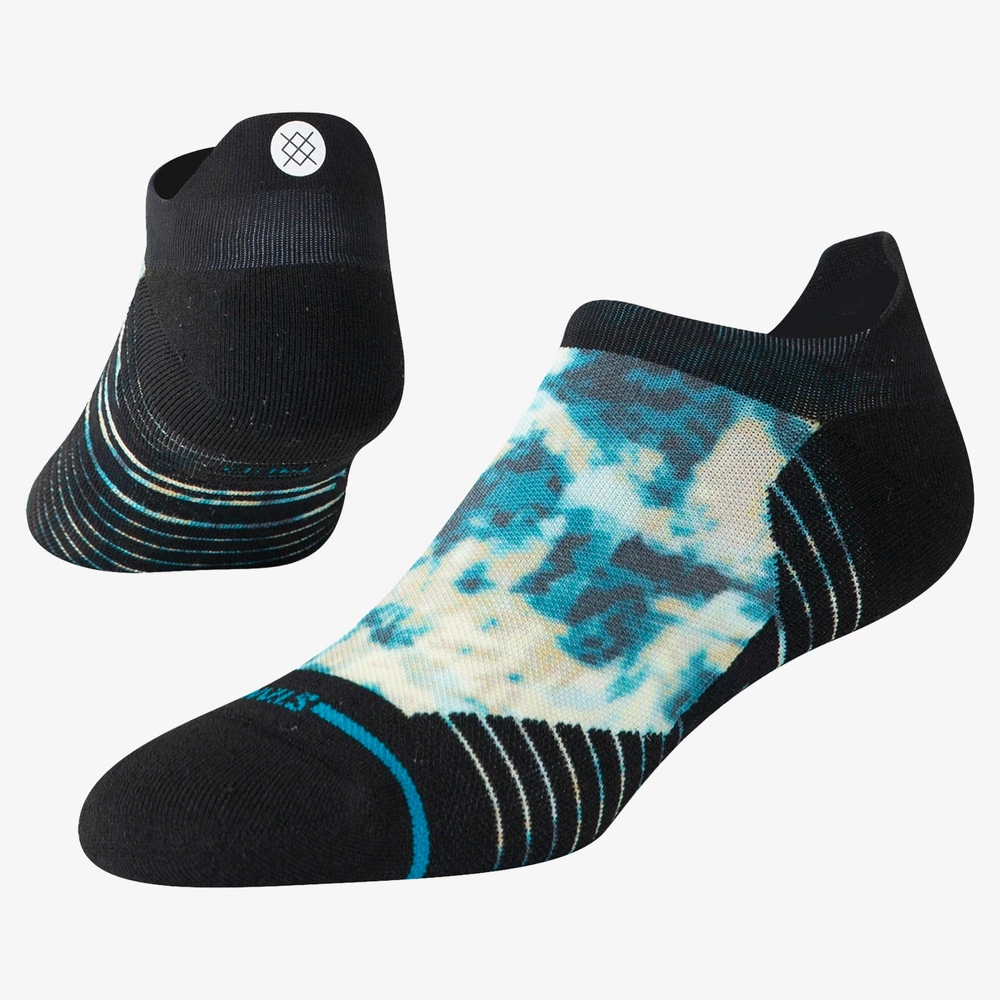 Stance Run Light Tab Socks in Teal/Black