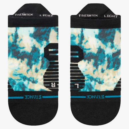 Stance Run Light Tab Socks in Teal/Black