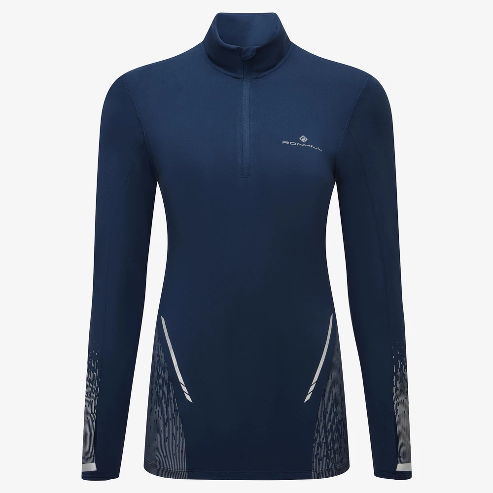 Ronhill Tech Reflect Thermal 1/2 Zip Top in Navy