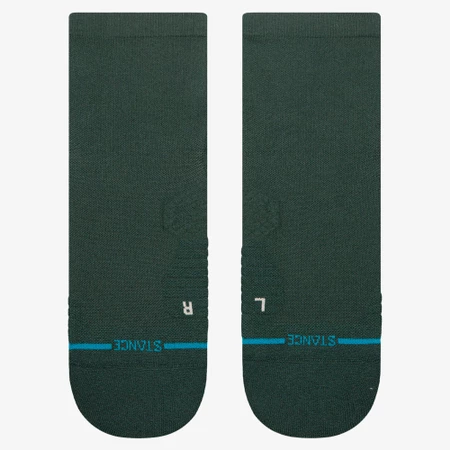 Stance Run Light Quarter Socks in Pine