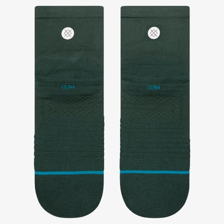 Stance Run Light Quarter Socks in Pine