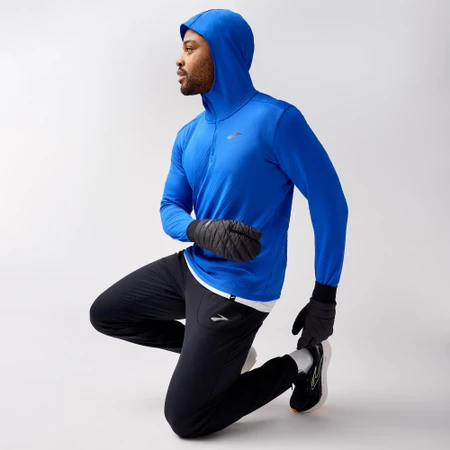 Brooks Notch Thermal Hoodie 3.0 in Neo Blue
