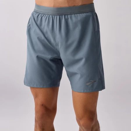 Brooks Journey 7in 2-in-1 Shorts in Storm