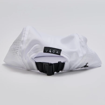 Vaga Feather Racing Cap in White