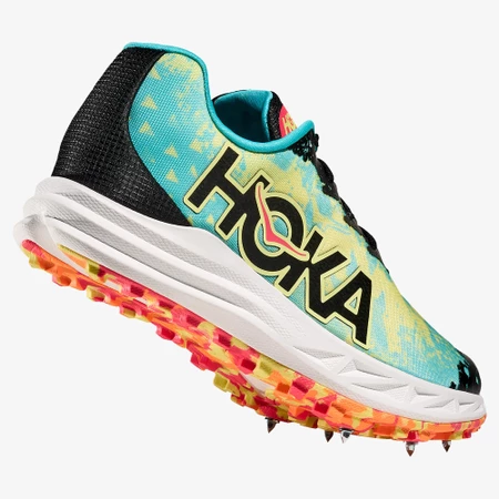 Hoka Crescendo XC in Cielo Blue/Yuzu