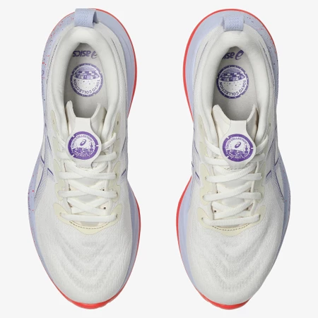 Asics Gel Cumulus 27 Tokyo in Cream/Edo Purple