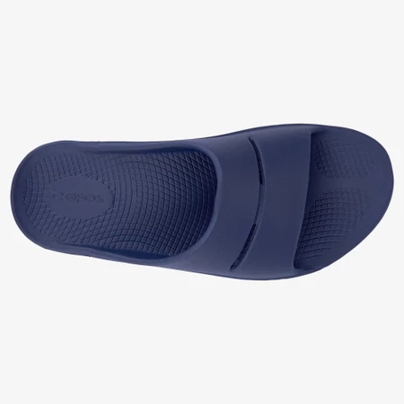 Oofos OOahh Slides in Navy