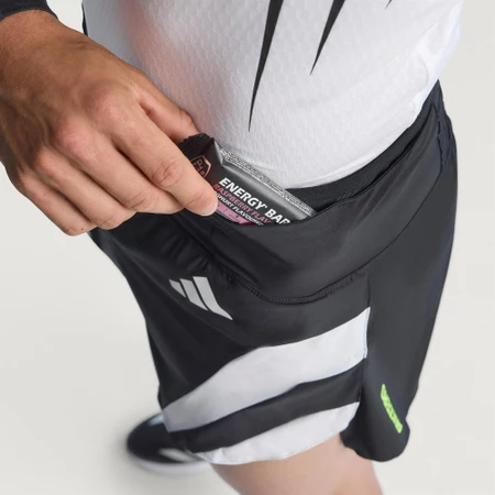 Adidas Adizero A Shorts in Black/White