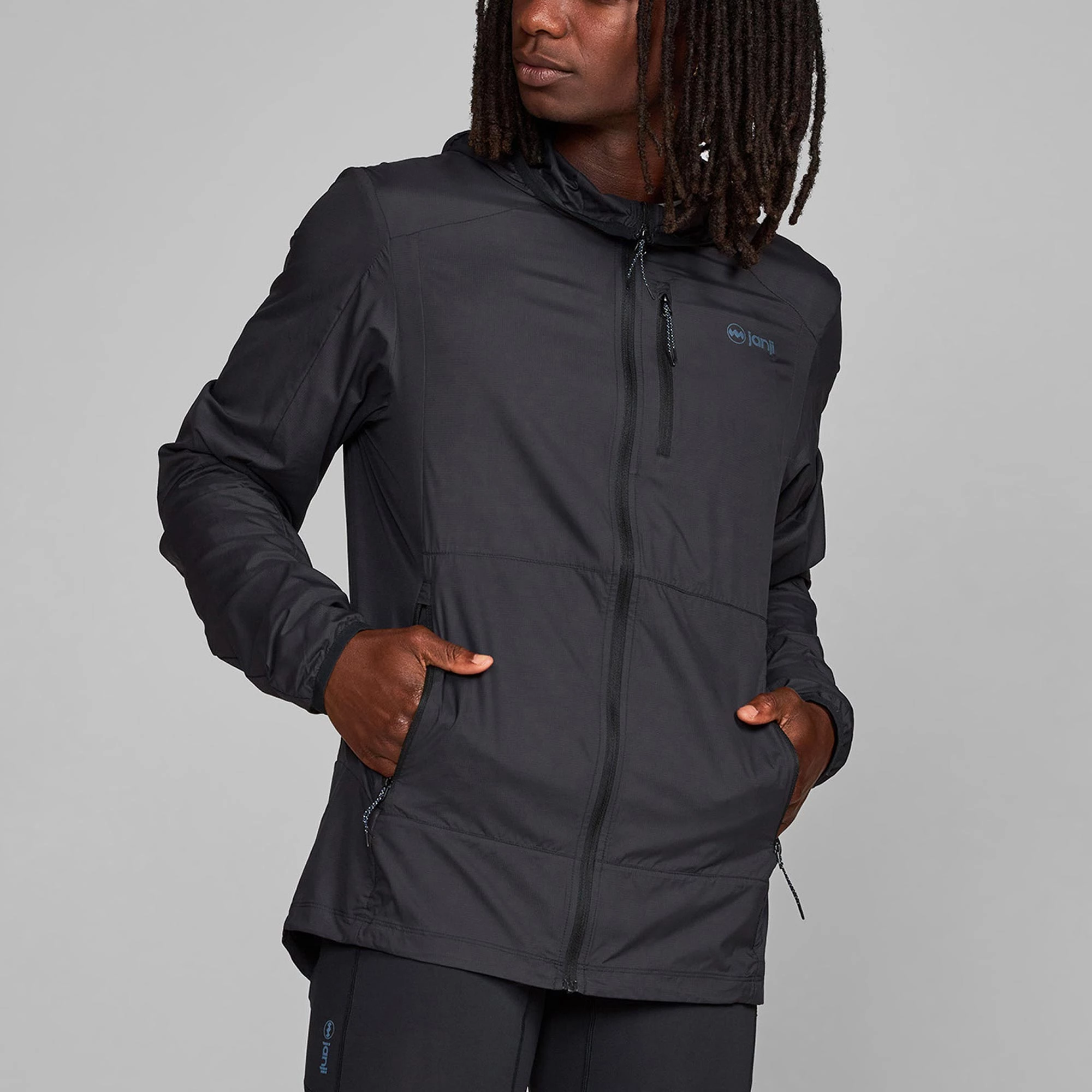 Answer 4 Wind Shell Jacket 02 グレー W's Zephyrunner Wind Shell – Janji