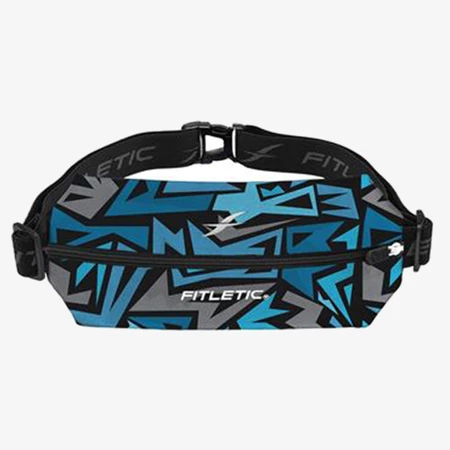Fitletic Mini Sport Belt in Blue Graffiti