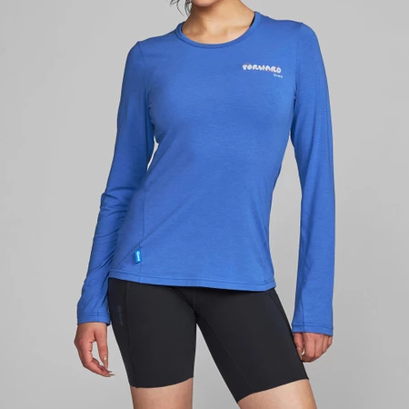 Janji Run Circa All Day Long Sleeve in Blueberry