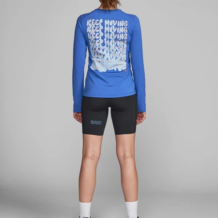 Janji Run Circa All Day Long Sleeve in Blueberry