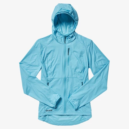 Janji Zephyrunner Wind Shell Jacket in Skybird