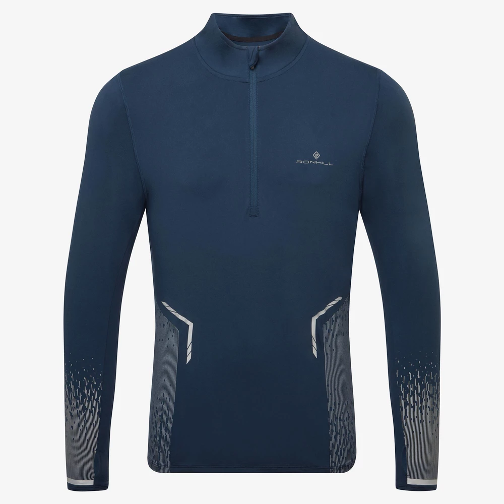 Ronhill Tech Reflect Thermal 1/2 Zip Top in Navy