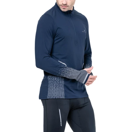 Ronhill Tech Reflect Thermal 1/2 Zip Top in Navy
