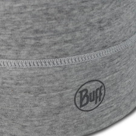 Buff Merino Lightweight Beanie in Light Grey