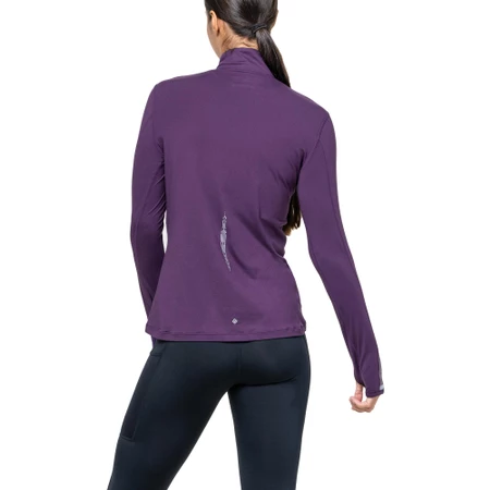 Ronhill Tech Reflect Thermal 1/2 Zip Top in Damson