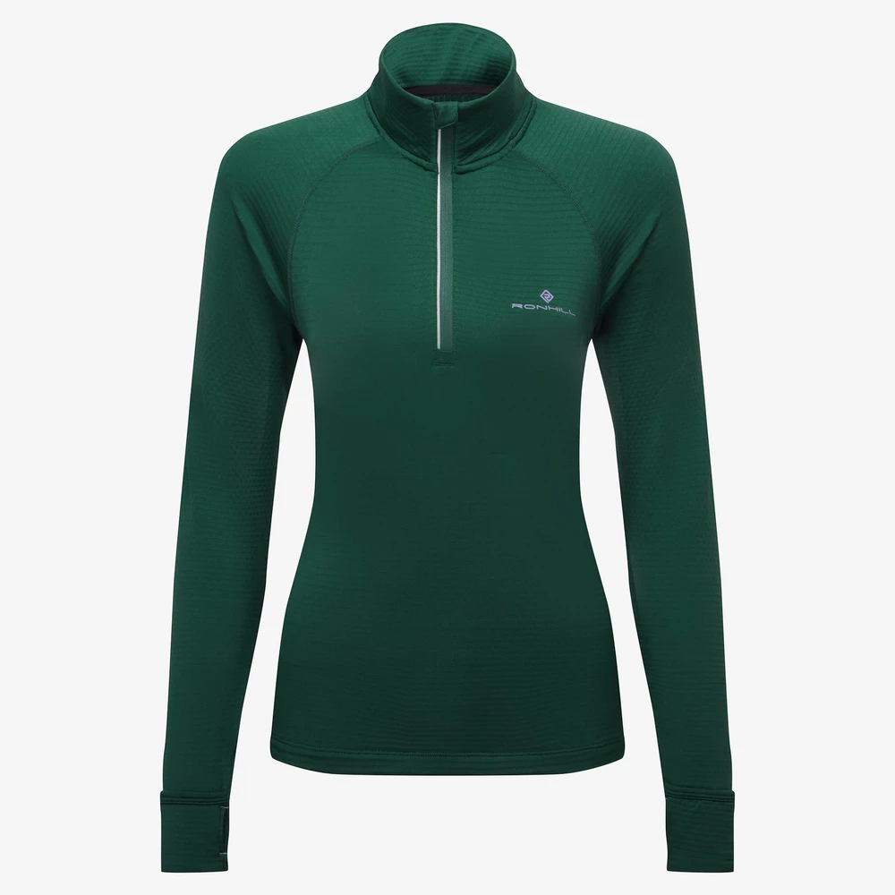 Ronhill Tech Winter 1/2 Zip Top in Seaweed