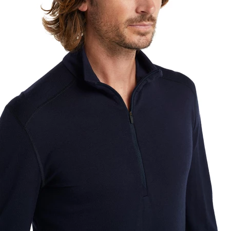 Icebreaker 200 Oasis Half Zip Top in Midnight