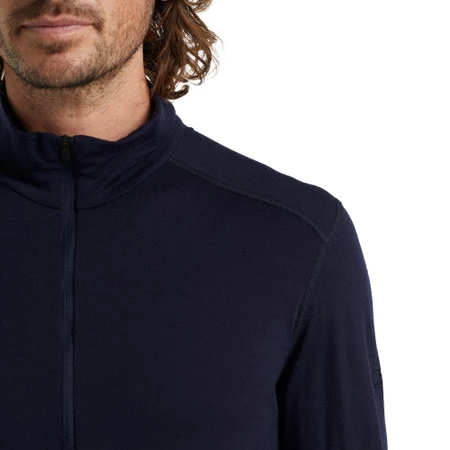 Icebreaker 200 Oasis Half Zip Top in Midnight