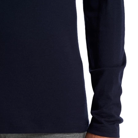 Icebreaker 200 Oasis Half Zip Top in Midnight